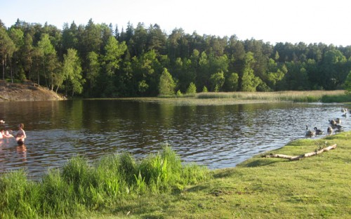 Ännu färre människor i vattnet